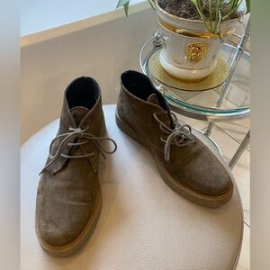 Derimod Turkey Women’s Suede Chukka Boots EU 38 Sage Green